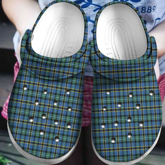 Weir Ancient Tartan Plaid Crocs