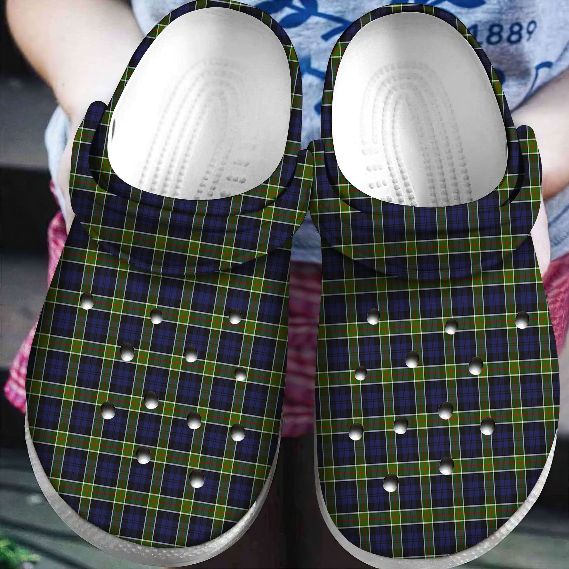 Colquhoun Tartan Plaid Crocs