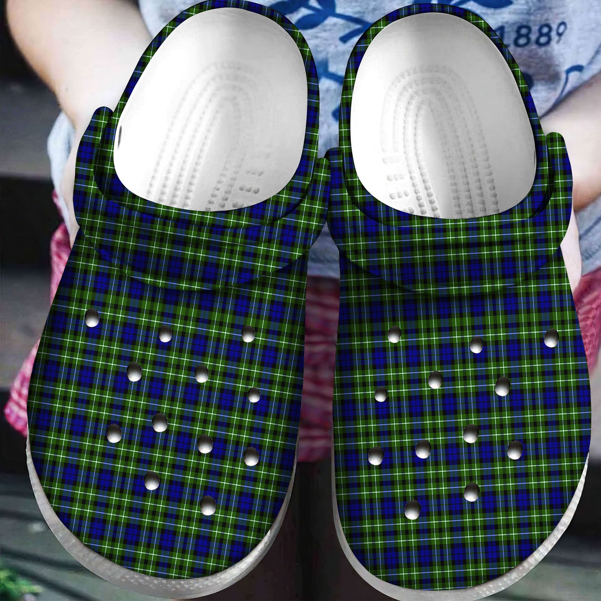 Allardice Tartan Plaid Crocs