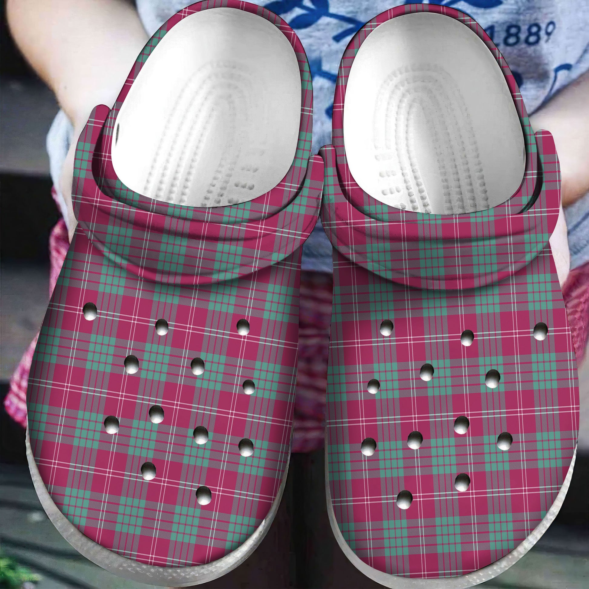 Crawford Ancient Tartan Plaid Crocs