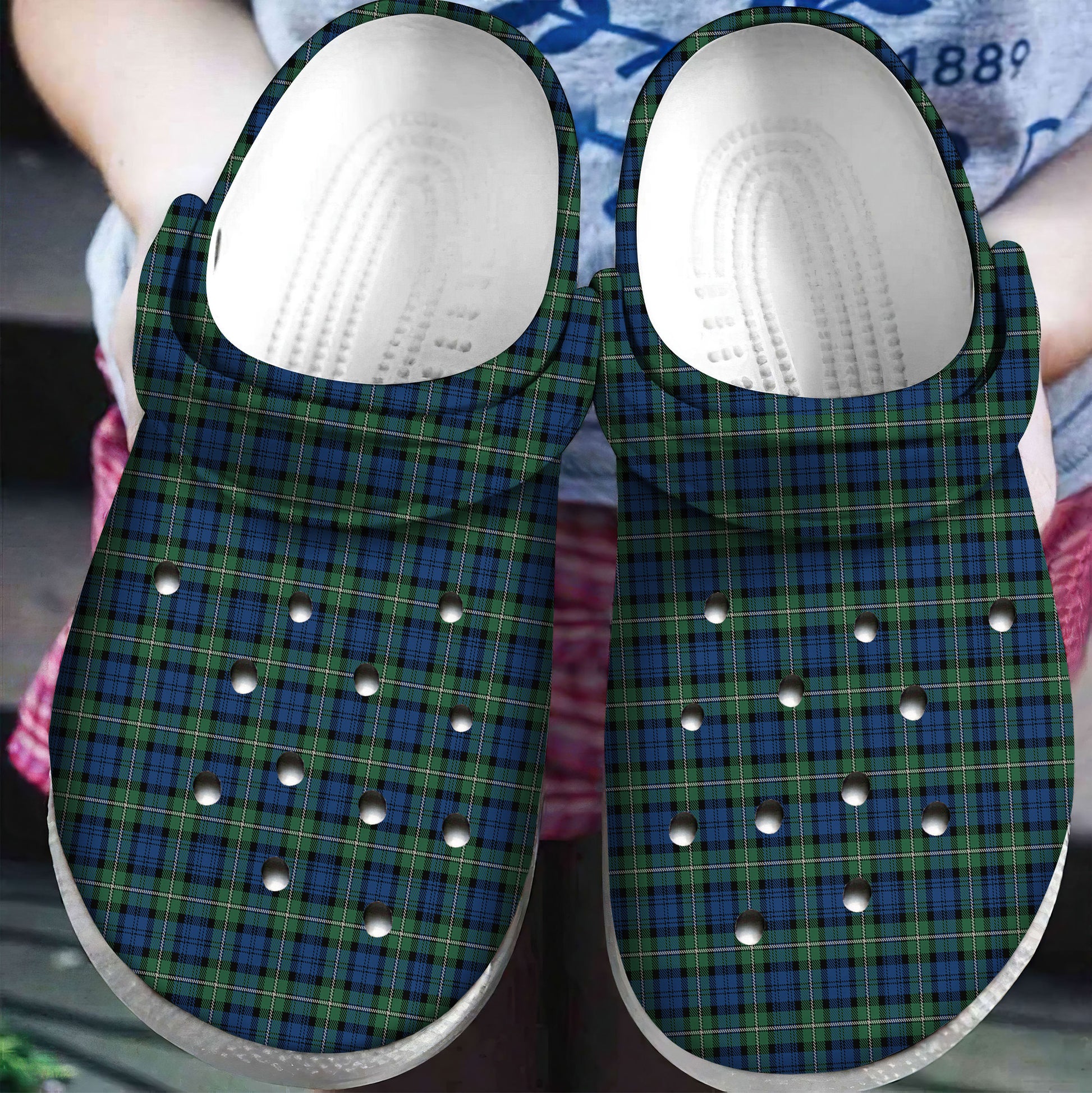 Forbes Ancient Tartan Plaid Crocs