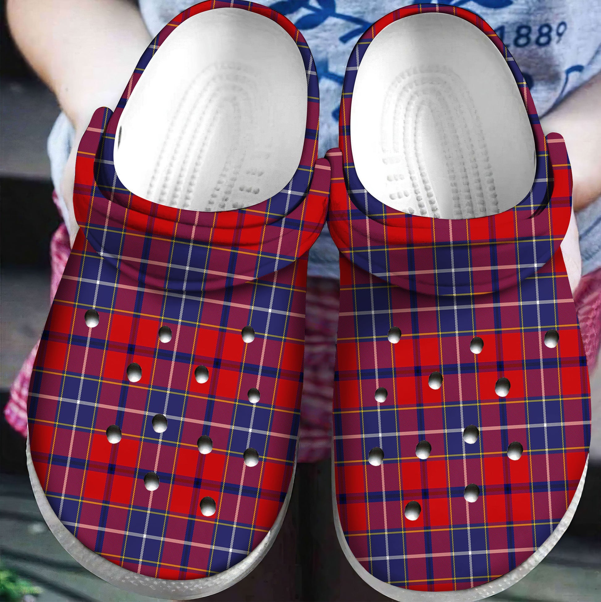 Wishart Dress Tartan Plaid Crocs