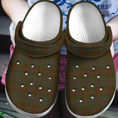 Gray Tartan Plaid Crocs