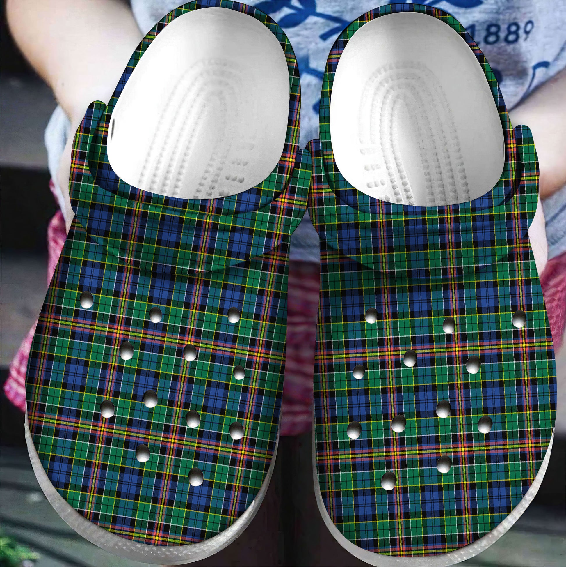 Allison Tartan Plaid Crocs