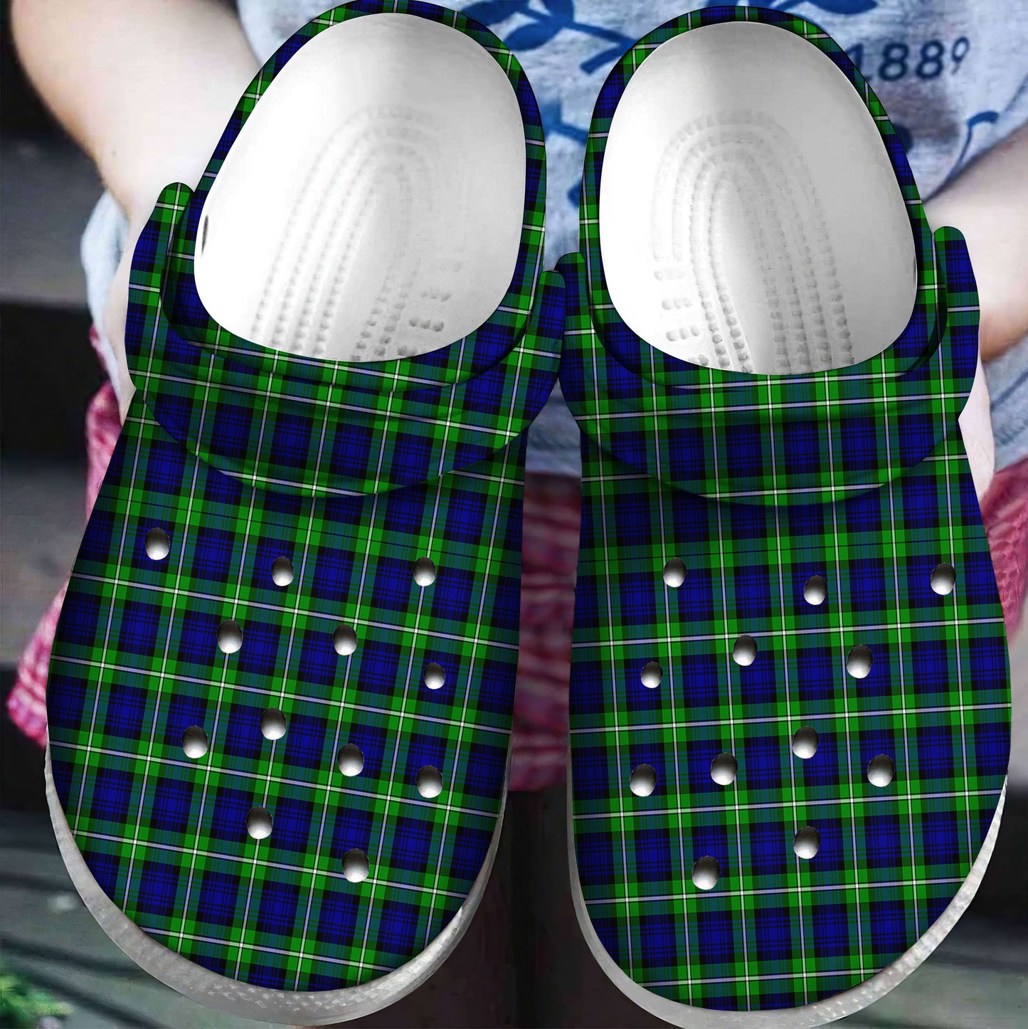 Bannerman Tartan Plaid Crocs