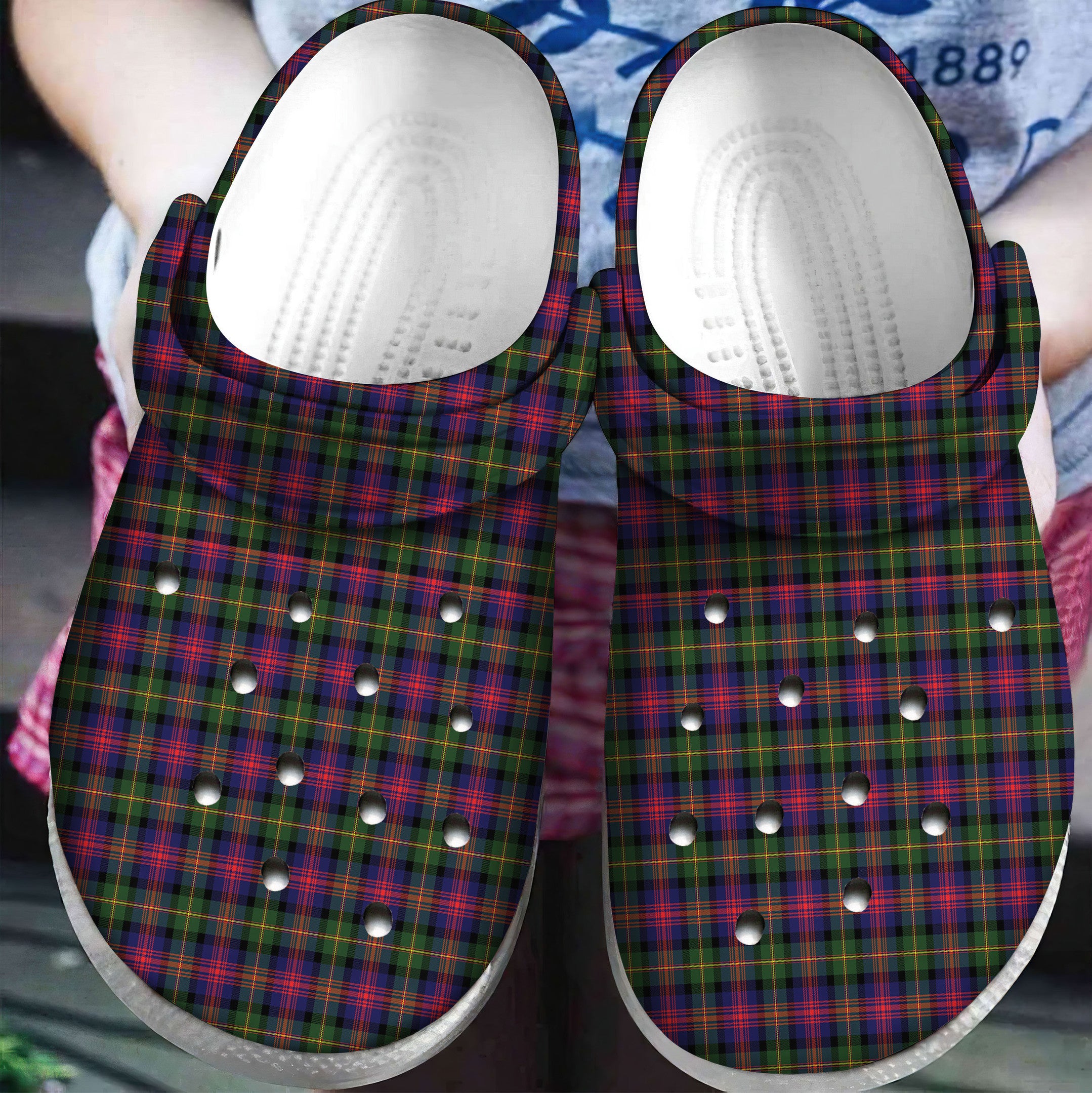 MacLennan Tartan Plaid Crocs