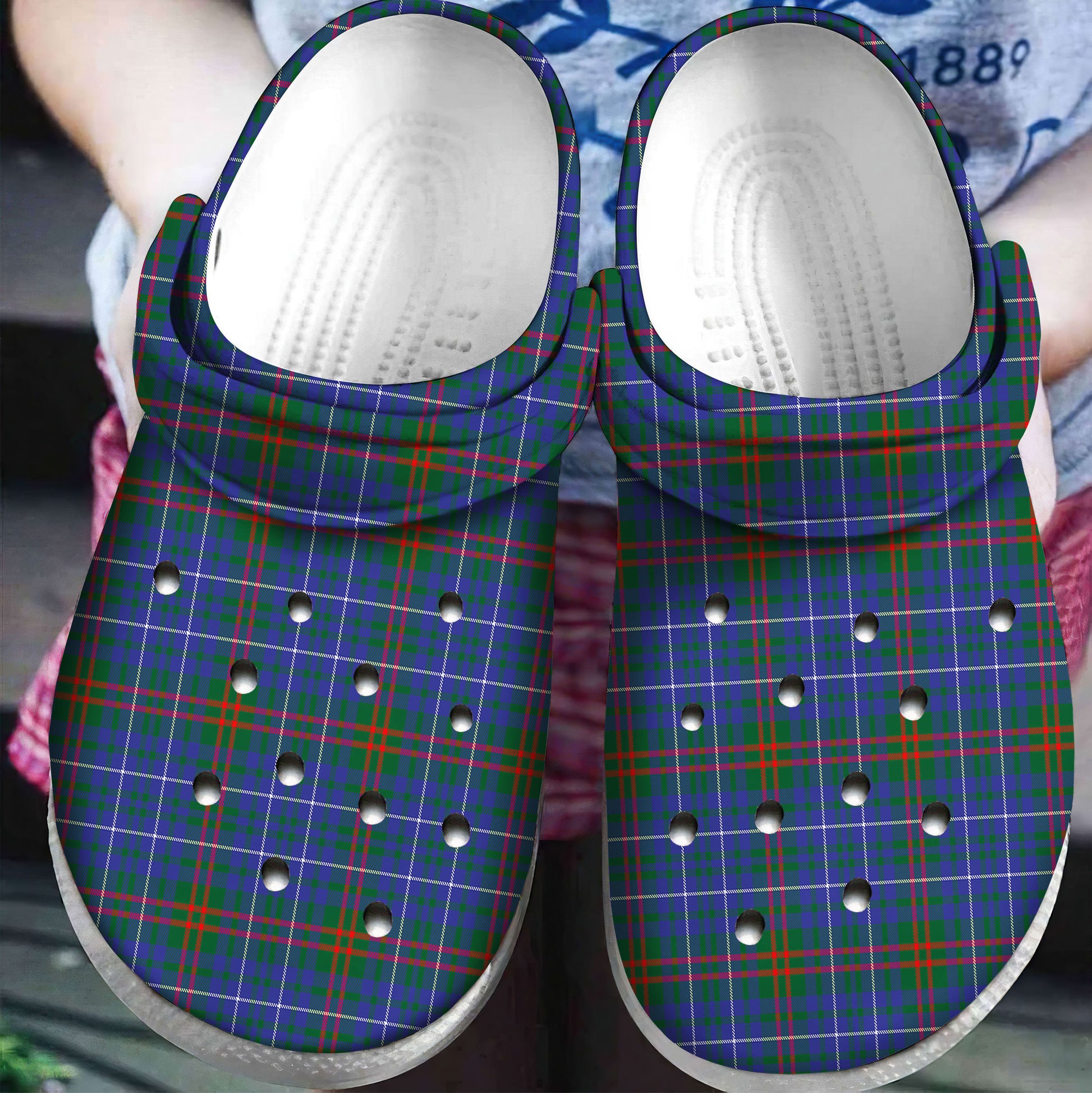 Edmonstone Tartan Plaid Crocs