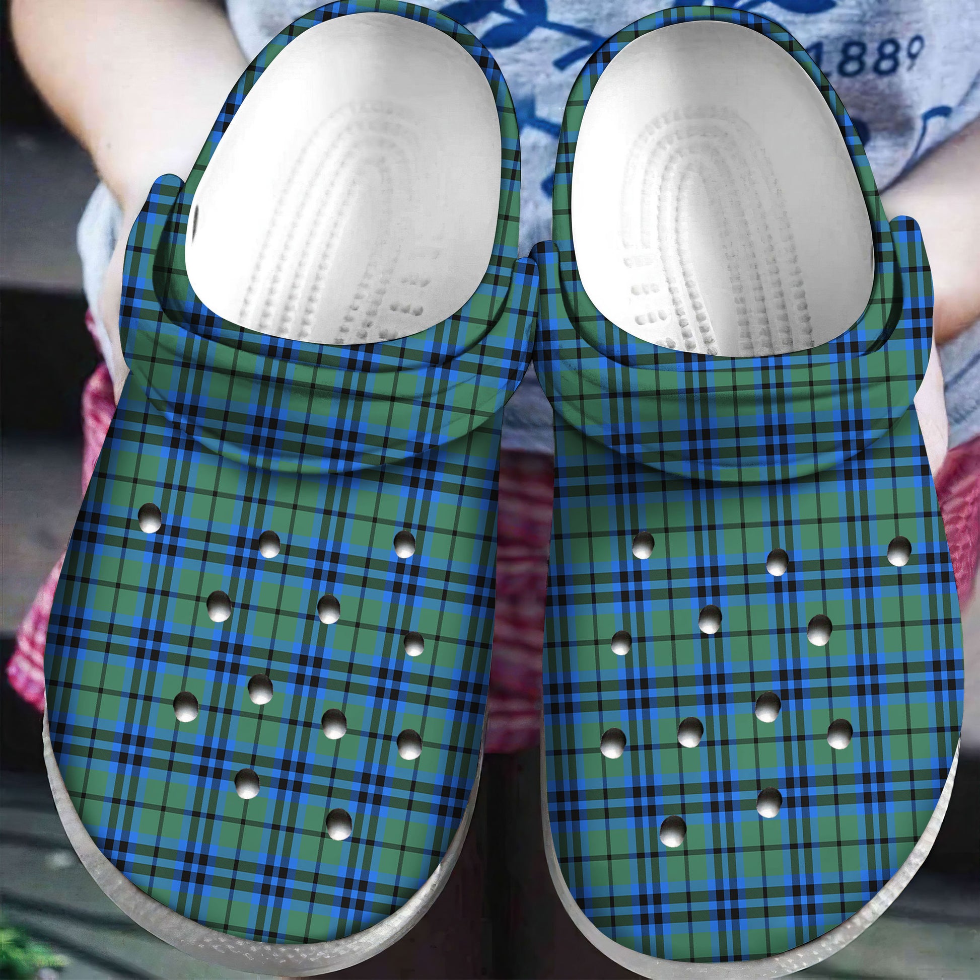 Falconer Tartan Plaid Crocs