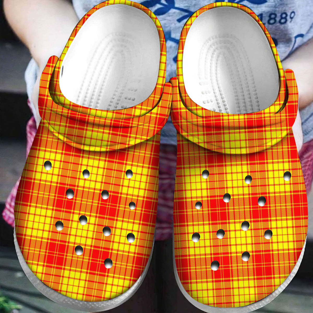 MacMillan Tartan Plaid Crocs