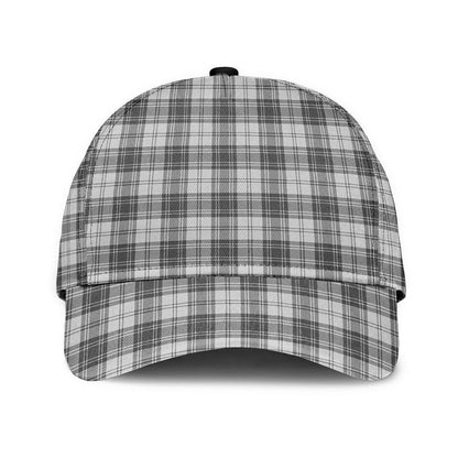 Douglas Grey Modern Tartan Plaid Classic Cap