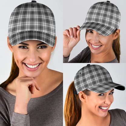 Douglas Grey Modern Tartan Plaid Classic Cap