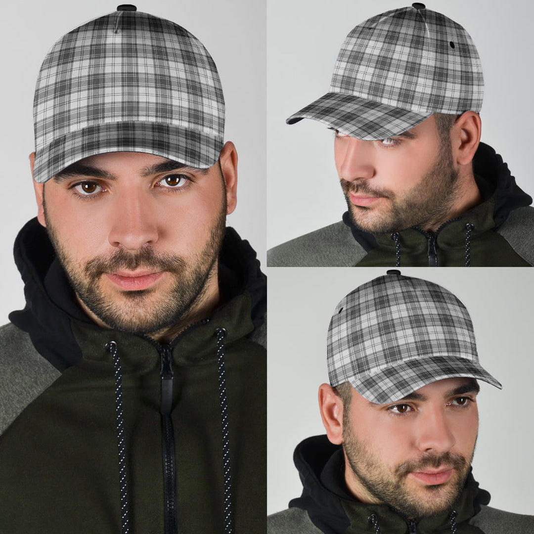 Douglas Grey Modern Tartan Plaid Classic Cap