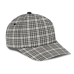 Scott Black White Ancient Tartan Plaid Classic Cap