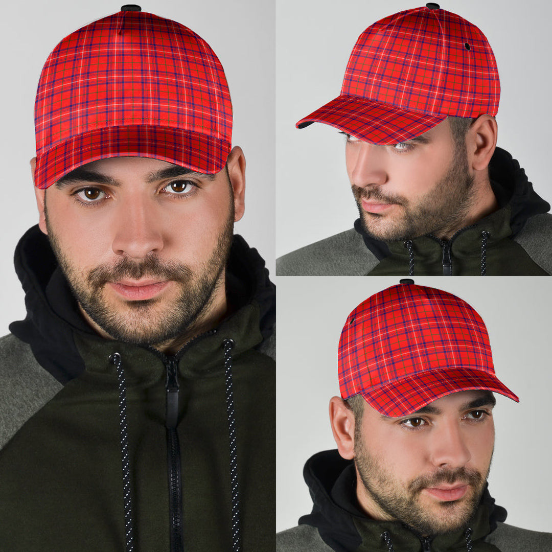 Rose Modern Tartan Plaid Classic Cap