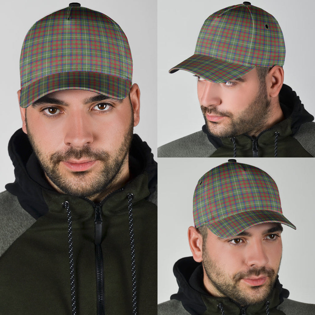 Shaw Green Modern Tartan Plaid Classic Cap