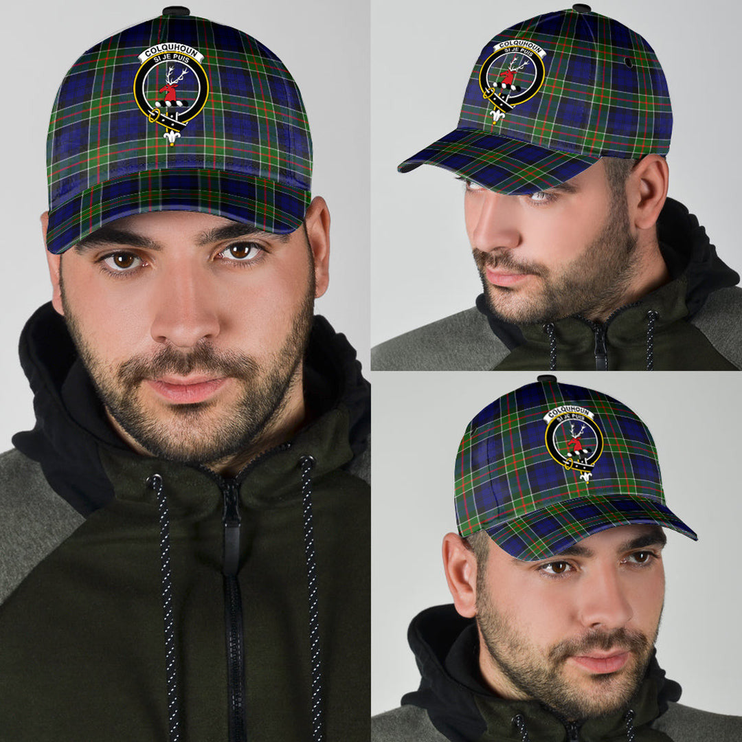 Colquhoun Modern Tartan Crest Classic Cap