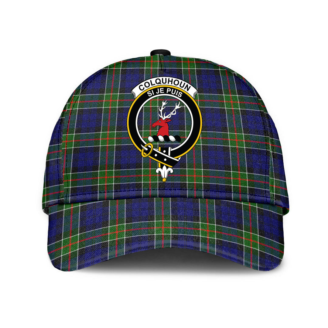 Colquhoun Modern Tartan Crest Classic Cap