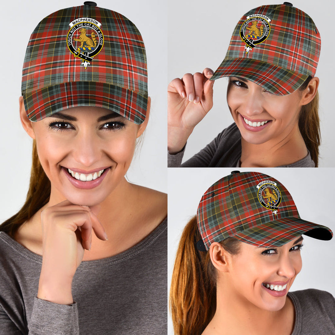 MacPherson Weathered Tartan Crest Classic Cap