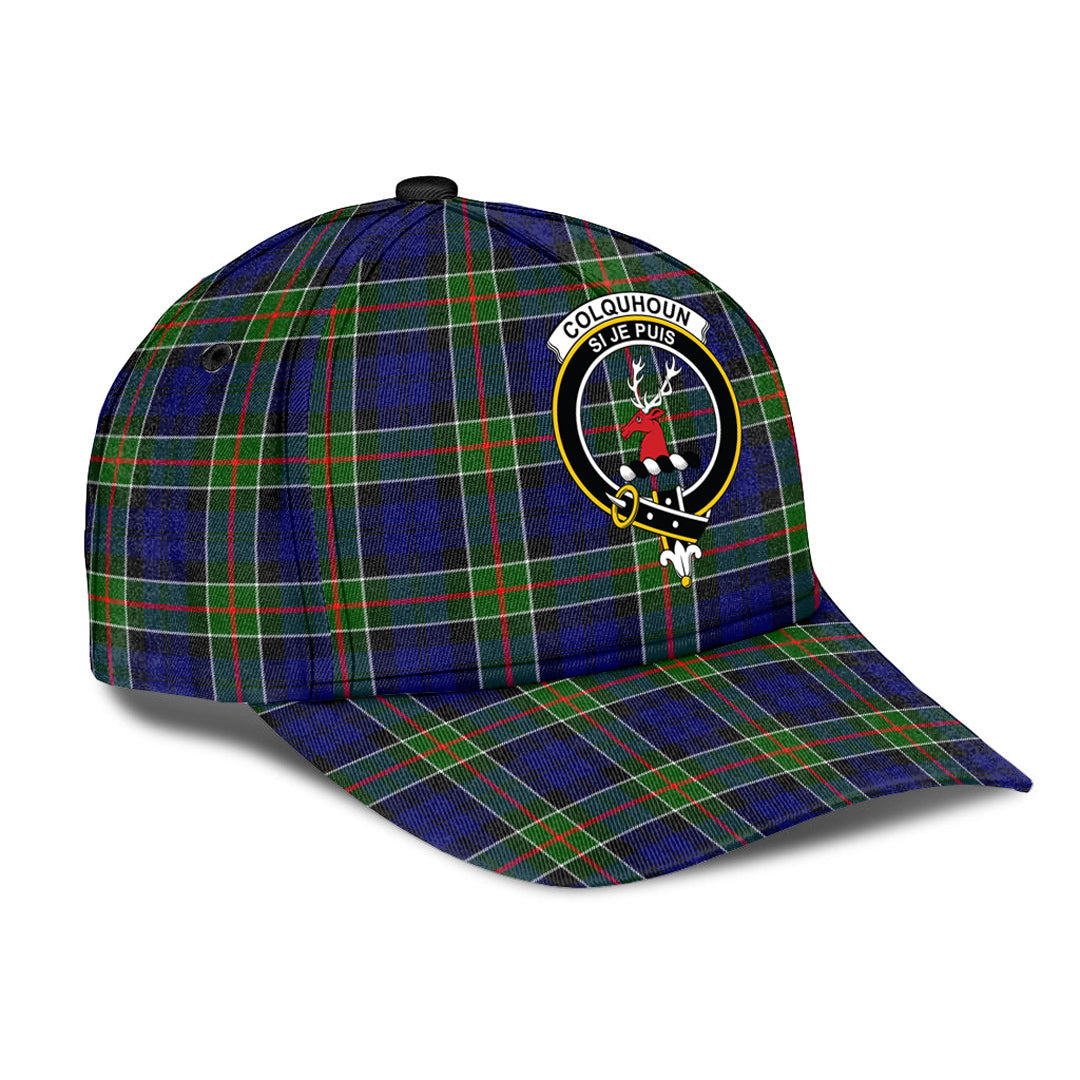 Colquhoun Modern Tartan Crest Classic Cap