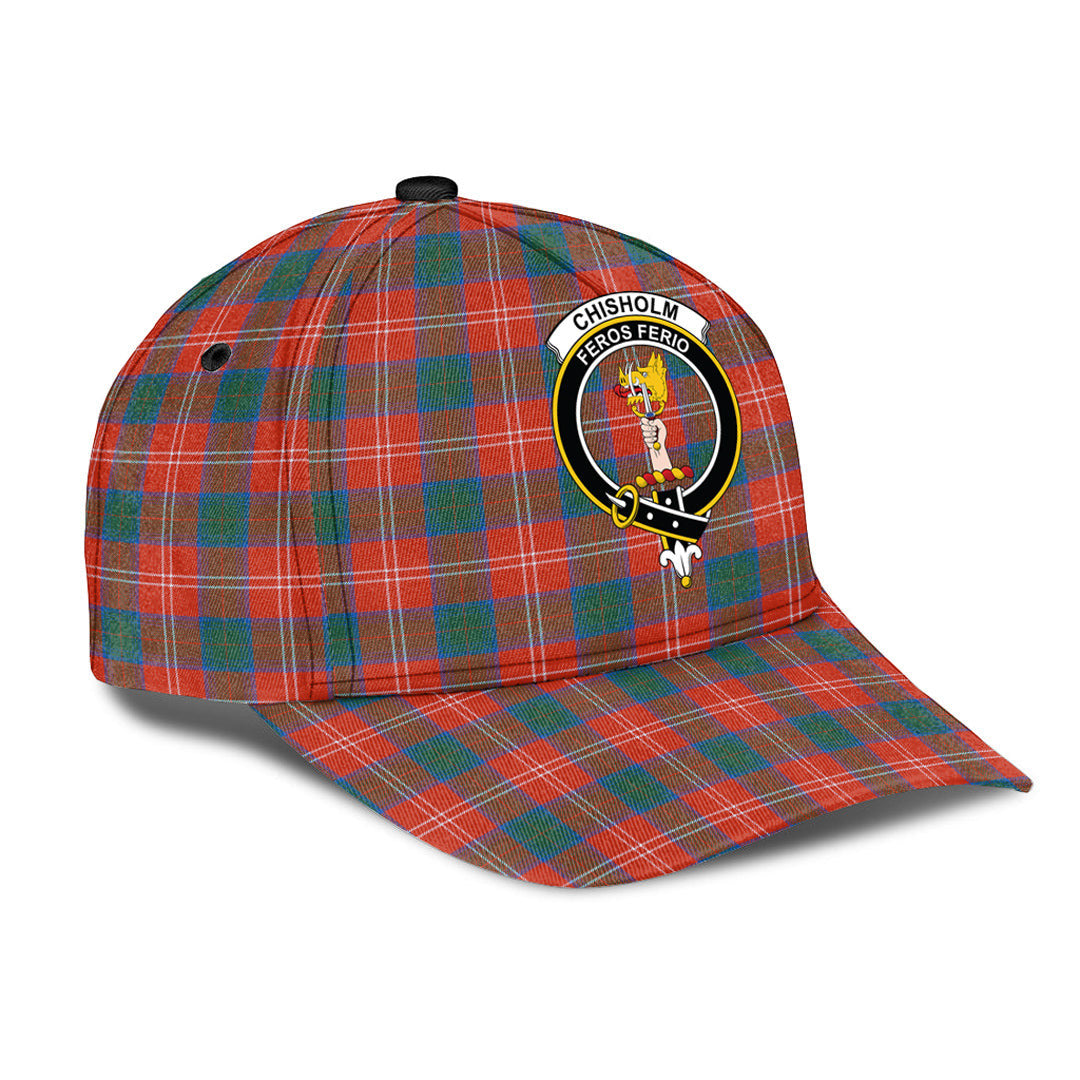 Chisholm Ancient Tartan Crest Classic Cap