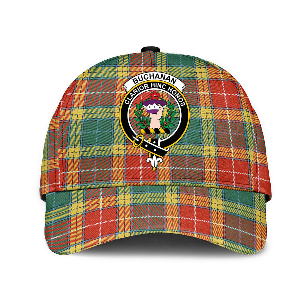 Buchanan Old Sett Tartan Crest Classic Cap