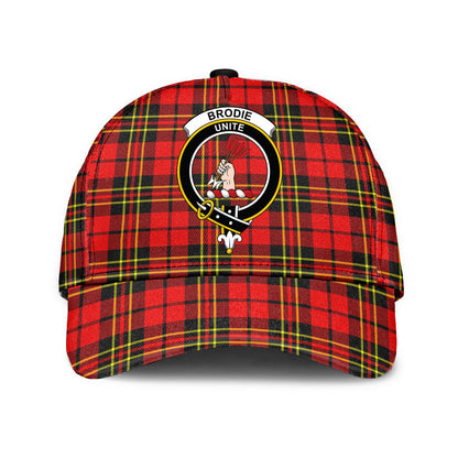 Brodie Modern Tartan Crest Classic Cap