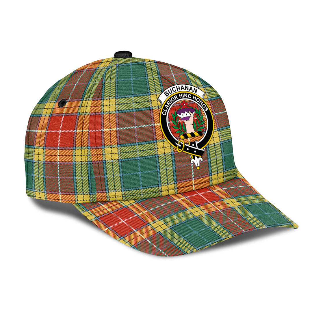 Buchanan Old Sett Tartan Crest Classic Cap