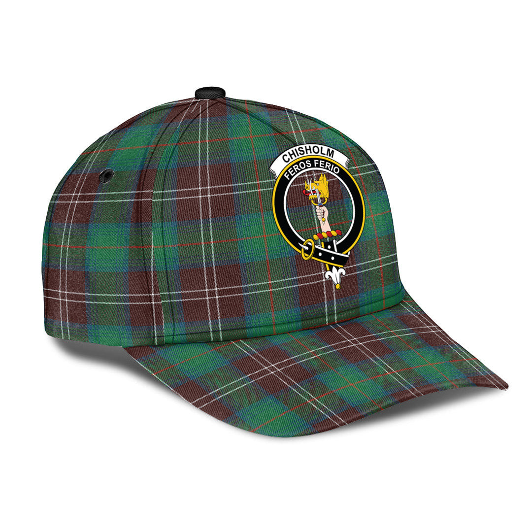 Chisholm Hunting Ancient Tartan Crest Classic Cap