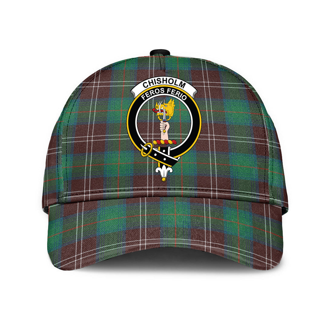 Chisholm Hunting Ancient Tartan Crest Classic Cap