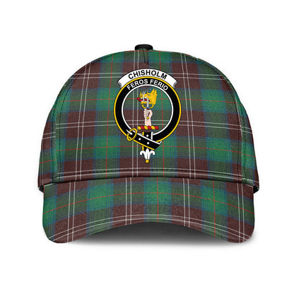 Chisholm Hunting Ancient Tartan Crest Classic Cap