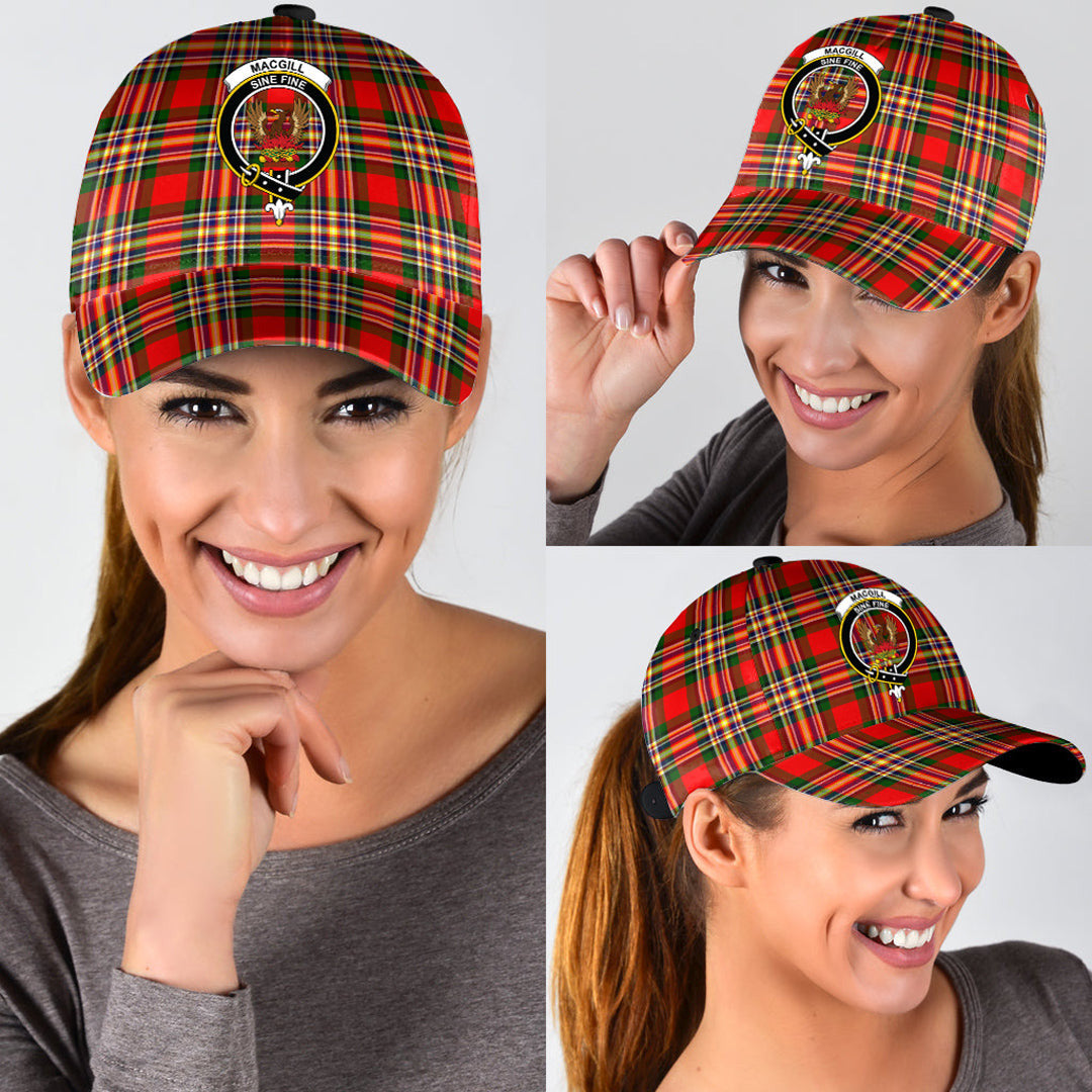 MacGill Modern Tartan Crest Classic Cap