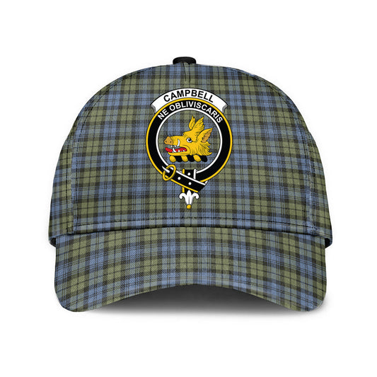 Campbell Faded Tartan Crest Classic Cap