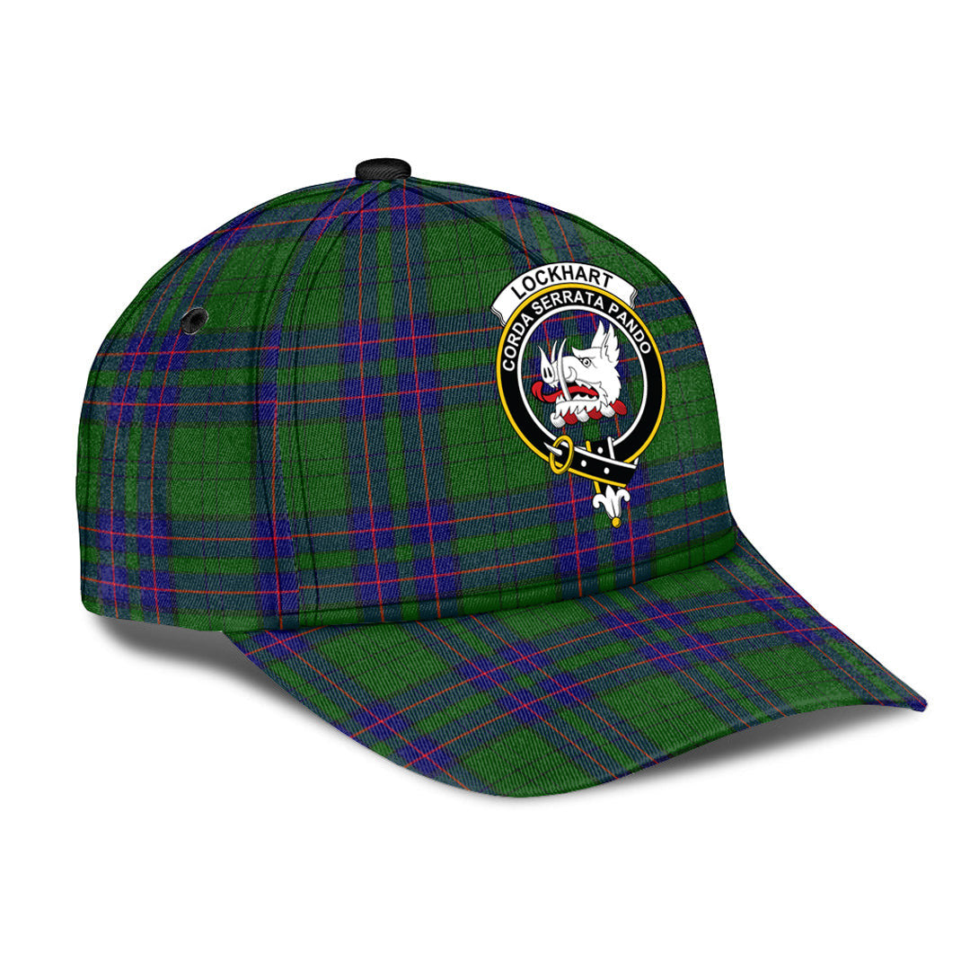 Lockhart Modern Tartan Crest Classic Cap