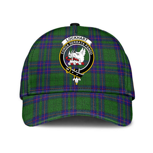 Lockhart Modern Tartan Crest Classic Cap