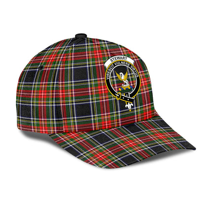 Stewart Black Tartan Crest Classic Cap