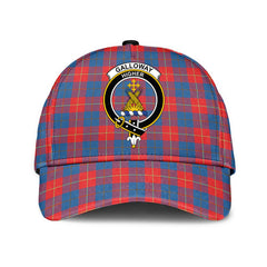 Galloway Red Tartan Crest Classic Cap