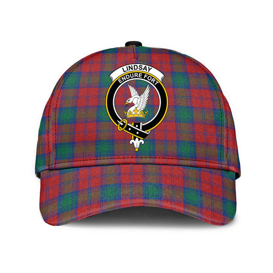 Lindsay Modern Tartan Crest Classic Cap