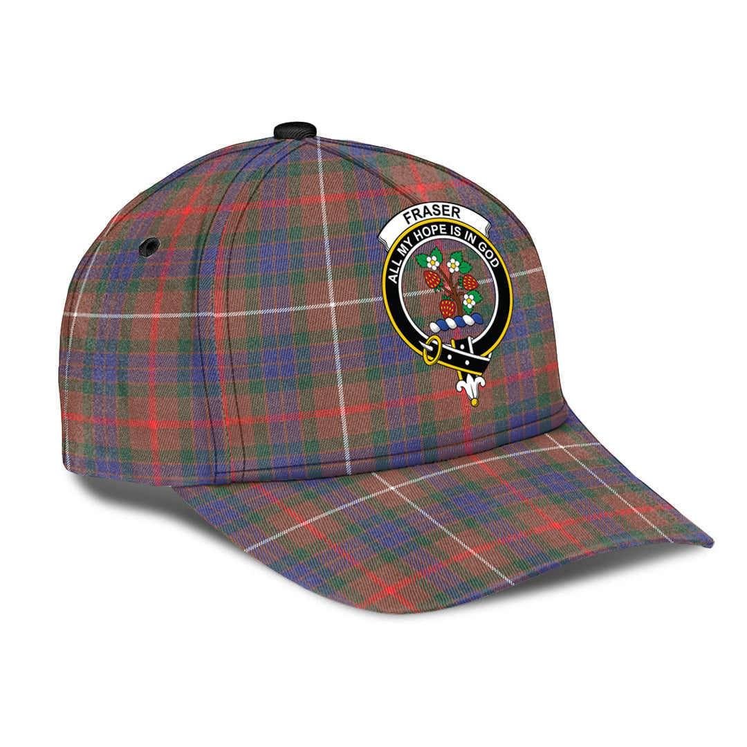 Fraser Hunting Modern Tartan Crest Classic Cap