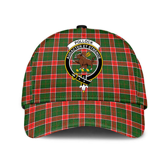 Pollock Modern Tartan Crest Classic Cap