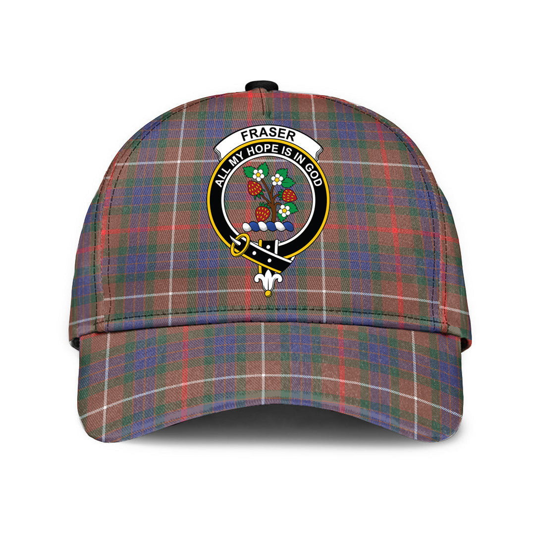 Fraser Hunting Modern Tartan Crest Classic Cap