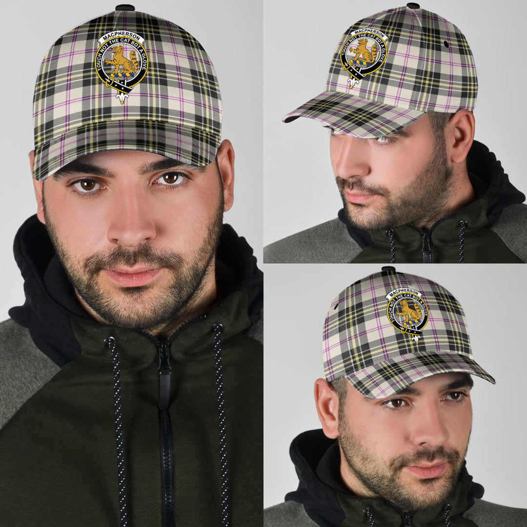 MacPherson Dress Ancient Tartan Crest Classic Cap