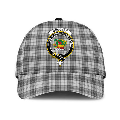 Douglas Grey Modern Tartan Crest Classic Cap