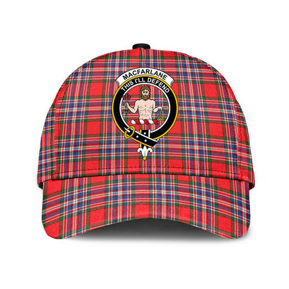 MacFarlane Modern Tartan Crest Classic Cap