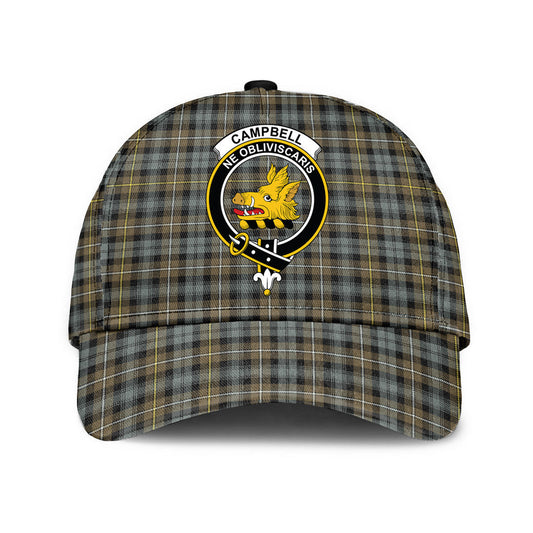 Campbell Argyll Weathered Tartan Crest Classic Cap