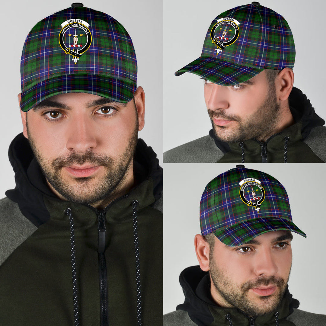 Russell Modern Tartan Crest Classic Cap