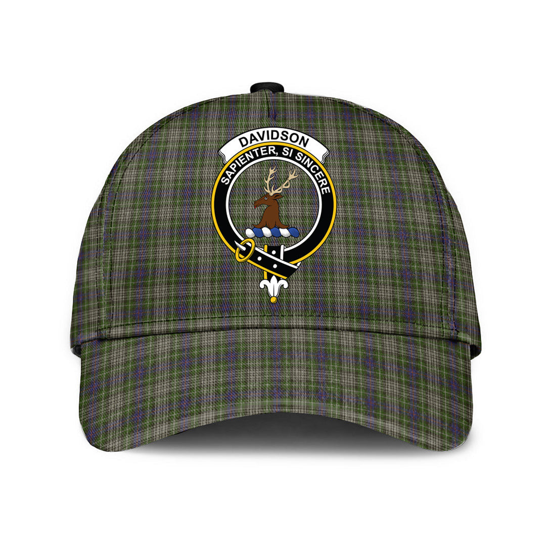 Davidson Tulloch Dress Tartan Crest Classic Cap