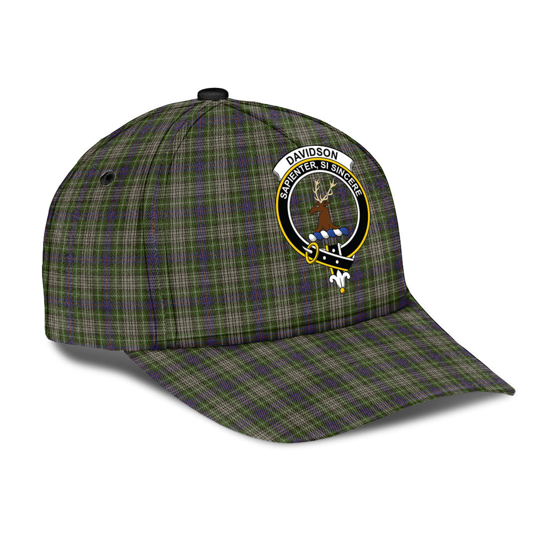 Davidson Tulloch Dress Tartan Crest Classic Cap