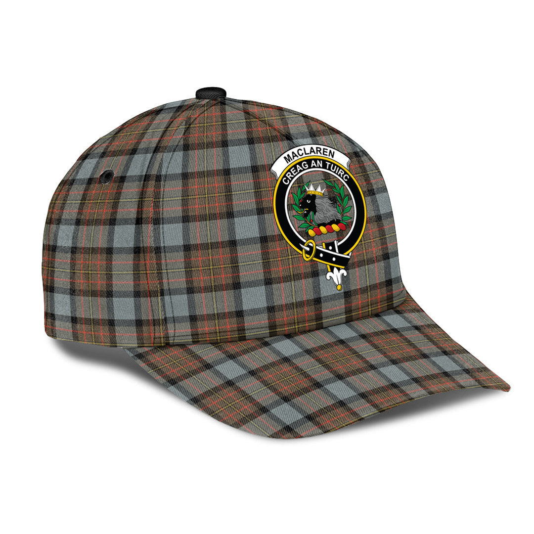 MacLaren Weathered Tartan Crest Classic Cap