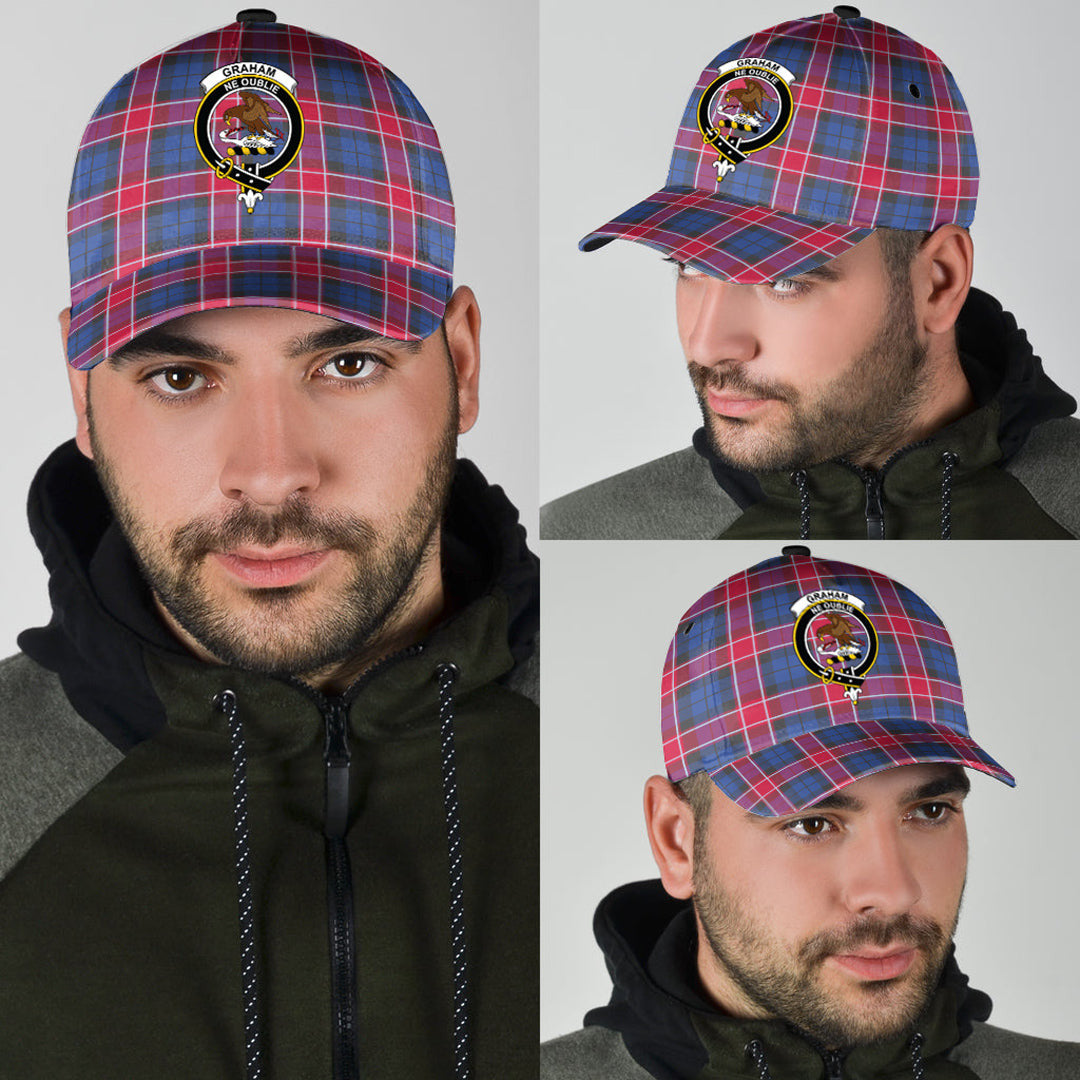 Graham of Menteith Red Tartan Crest Classic Cap