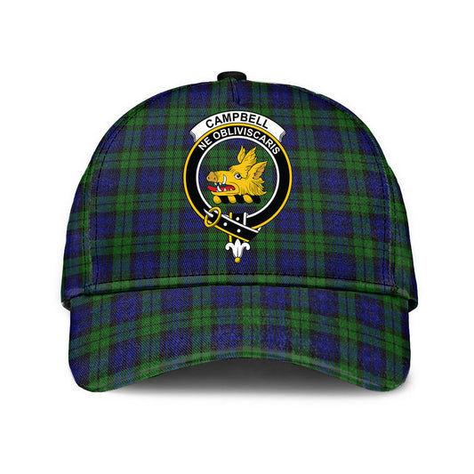 Campbell Modern Tartan Crest Classic Cap